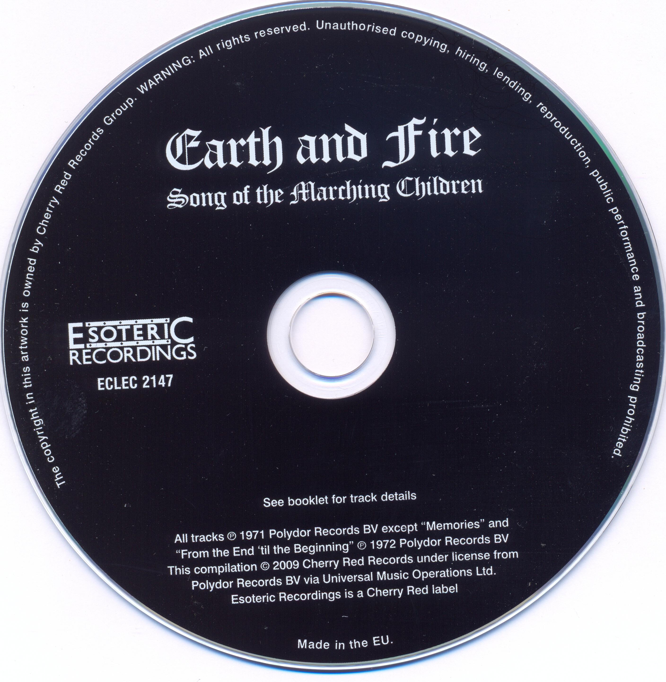 Earth & Fire  Song Of The Marching Children : CD